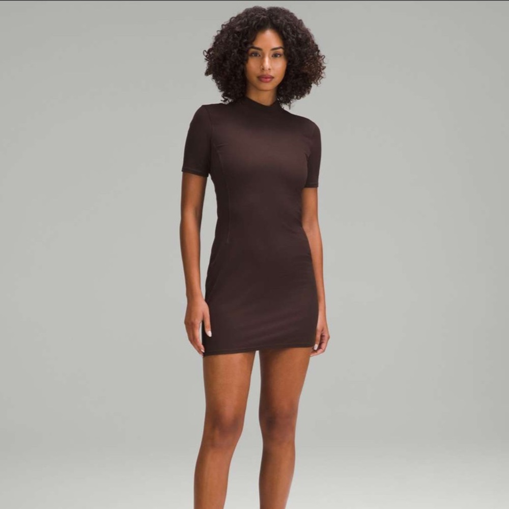 Lululemon All Aligned Ribbed Short-Sleeve Dress
Espresso